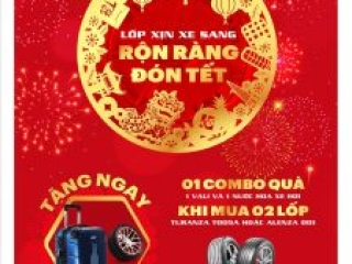 Lốp xịn xe sang rộn ràng đón tết cùng B- Select Vạn Lợi